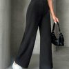 Women's Plain Straight Pants