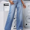 Women's Fashionable Loose Casual Jeans With Ombre Effect