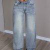 Women Fashionable Minimalist Loose Fit Casual Daily Denim Jeans
