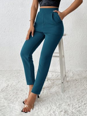 SolidDetail Skinny Black Pants