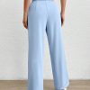 Casual Commuting Solid Color Wide Leg Pants