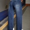 Women's Casual Wide-Leg Loose Fit Denim Pants With Pockets