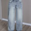 Women Fashionable Minimalist Loose Fit Casual Daily Denim Jeans
