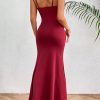 Women's Solid Color Mermaid Style Cami Dress