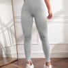 Solid High Waist Bodycon Black Leggings