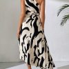 Sexy & Fashionable Off Shoulder Printed Women's Mini Dress