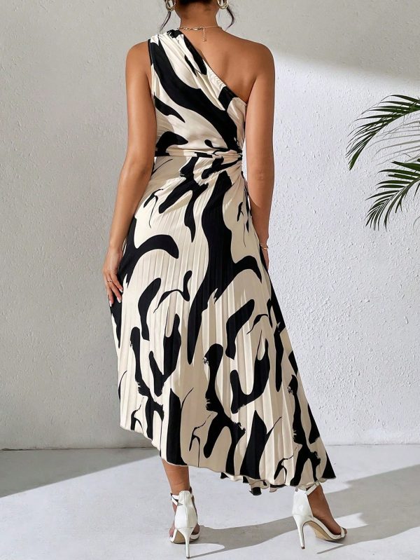 Sexy & Fashionable Off Shoulder Printed Women's Mini Dress