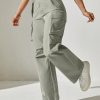 Solid Flap Pocket Cargo Pants