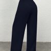 Women Casual Solid Color Wide Leg Pants
