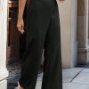 Women's Solid Color Wide Leg Loose Casual Pants