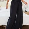 Tie Paperbag WaistBlack Dress Pants