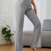 Solid Color High Waist Pants