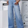 Women's Fashionable Loose Casual Jeans With Ombre Effect