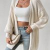 Women Casual Minimalist Style Knitted Cardigan, Fashion Knitwear For Autumn & Winter