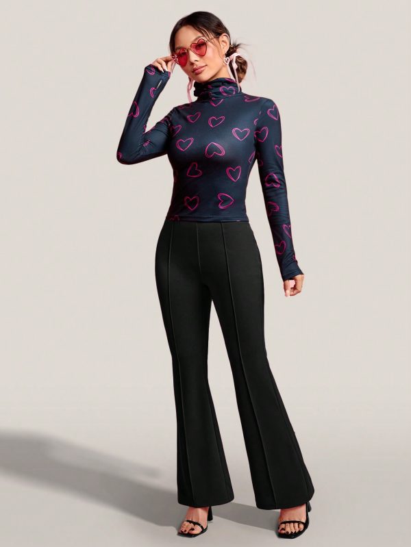 Spring/Summer Casual & Fashionable Flared Pants For Outdoors