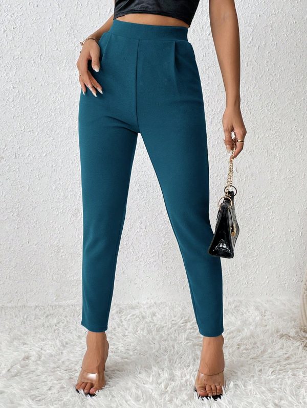 SolidDetail Skinny Black Pants