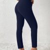 Solid Color Tapered Spring Women Pants