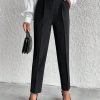 Women's Solid Slant Pocket Suit Pants