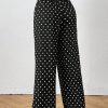 Women's Daily Casual Ruffled Edge All-Over Polka Dot Print Pants