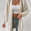 Women Casual Minimalist Style Knitted Cardigan, Fashion Knitwear For Autumn & Winter