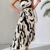Sexy & Fashionable Off Shoulder Printed Women's Mini Dress