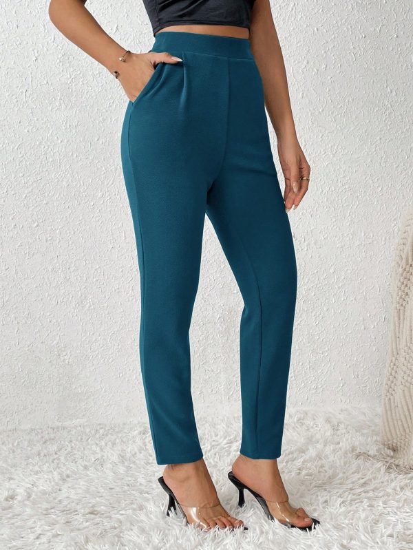 SolidDetail Skinny Black Pants