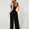 Women's Notch Neck Cropped Vest And Wide Leg Pants 2pcs/Set For Summer