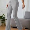 Solid Color High Waist Pants