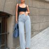 Casual Zip Fly Straight-Leg Jeans