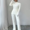 Women's Ribbed 2 Piece Knitted Set, Casual Loose Fit Pullover Sweater, Autumn Winter