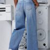 Women's Fashionable Loose Casual Jeans With Ombre Effect