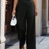 Women's Solid Color Wide Leg Loose Casual Pants
