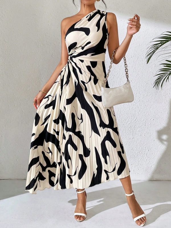 Sexy & Fashionable Off Shoulder Printed Women's Mini Dress