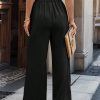 Women's Solid Color Wide Leg Loose Casual Pants
